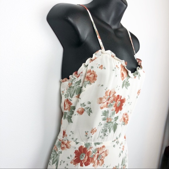 REFORMATION Cassandra Dress Floral Print Midi - Picture 8 of 15